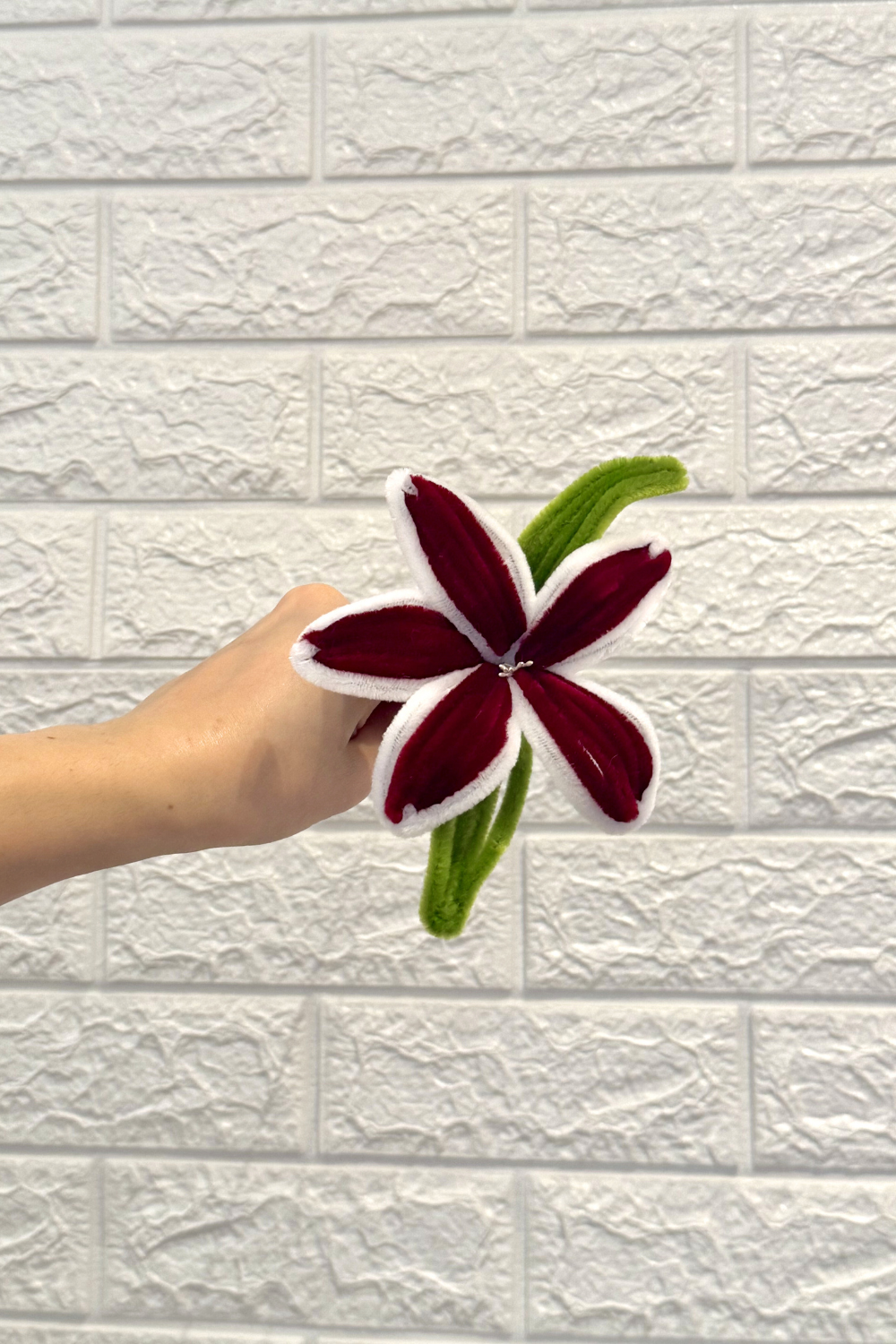 Fiore Giglio Multicolor in scovolini- Fatto a mano