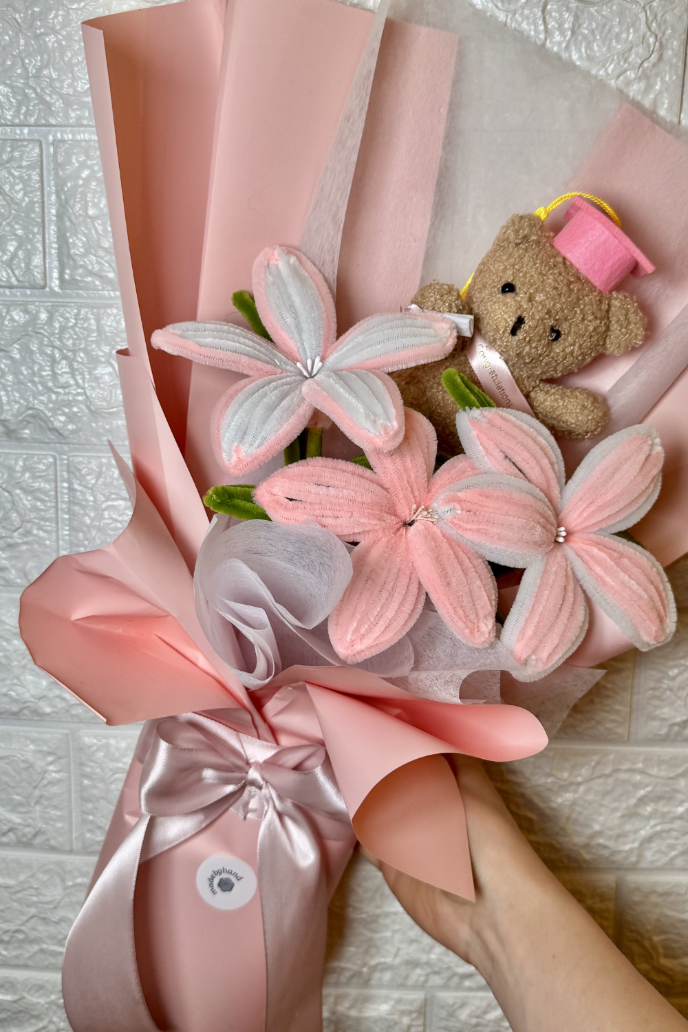 Bouquet Laurea| Fiori Fatti con scovolini