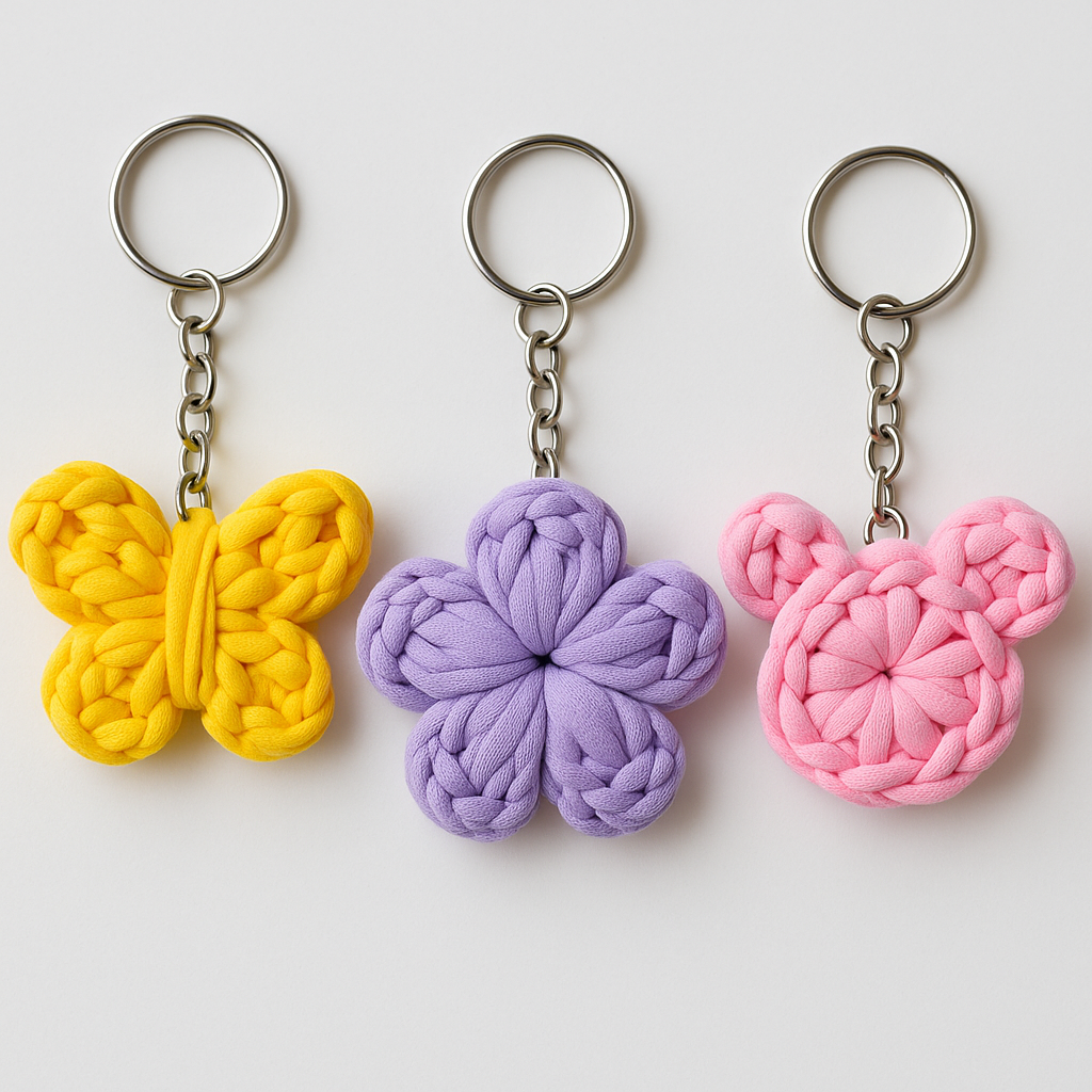 Portachiavi artigianali fatti a mano in Italia da Made By Hand Italia, idea regalo sostenibile