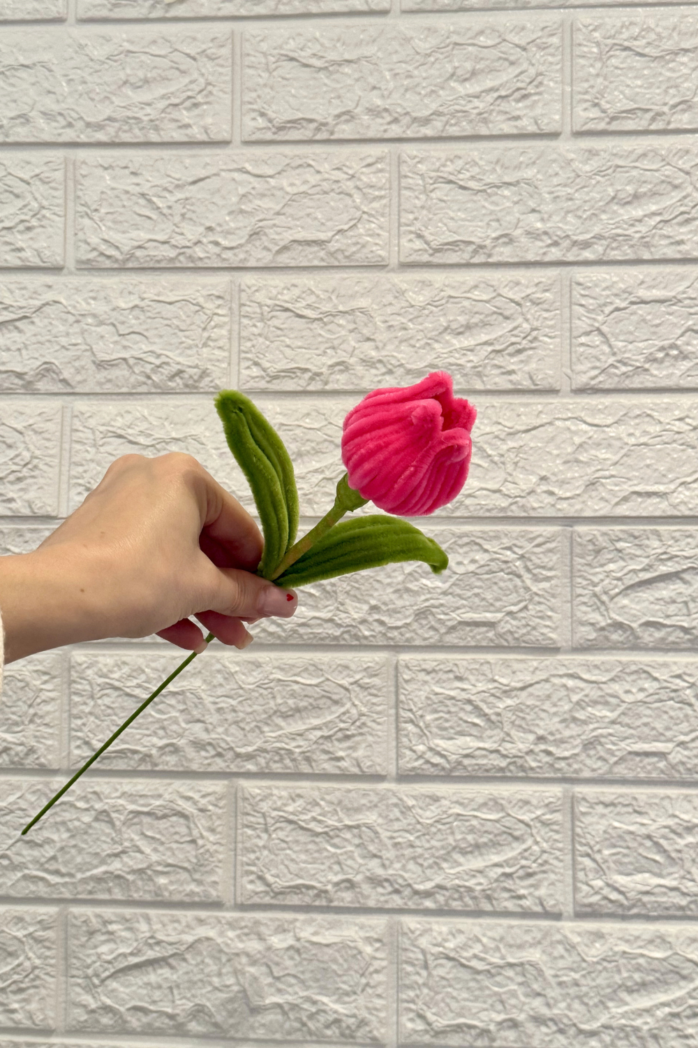 Tulipano Fatto a Mano | Fiori fatti con scovolini