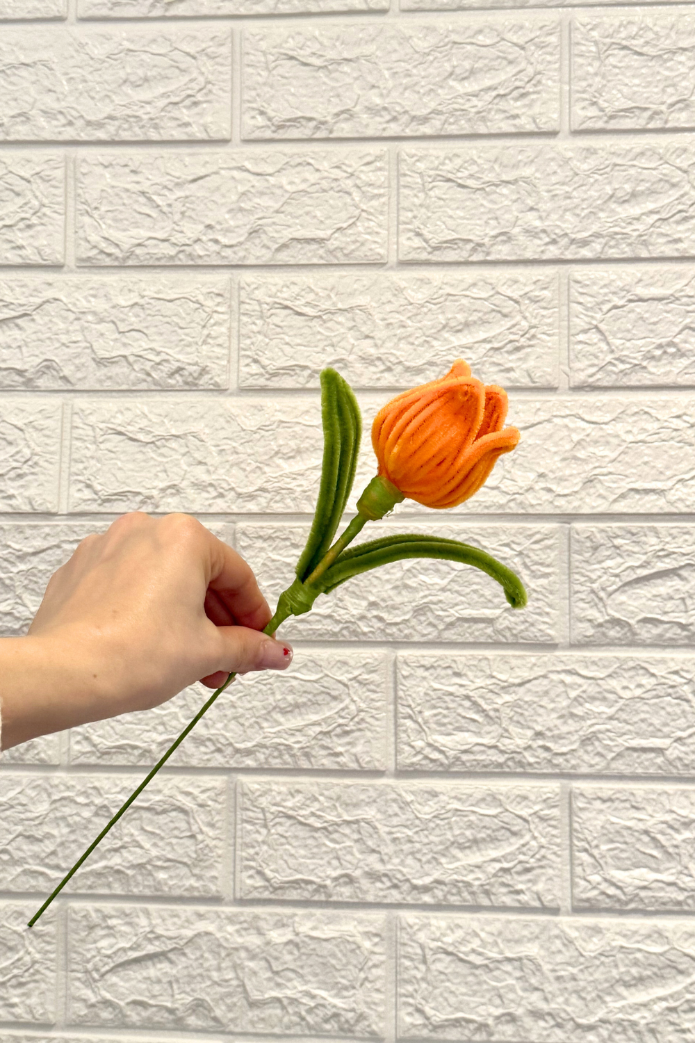 Tulipano Fatto a Mano | Fiori fatti con scovolini