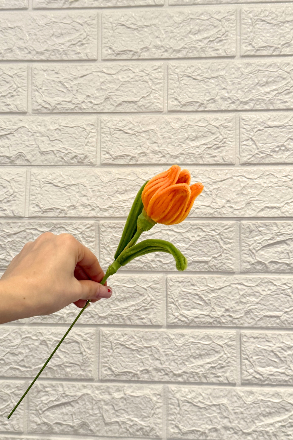 Tulipano Fatto a Mano | Fiori fatti con scovolini