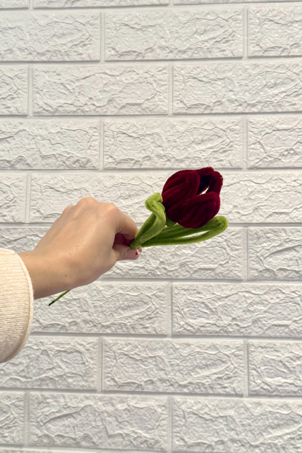 Tulipano Fatto a Mano | Fiori fatti con scovolini