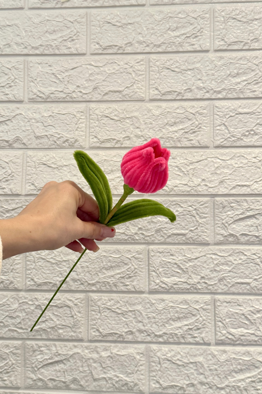 Tulipano Fatto a Mano | Fiori fatti con scovolini