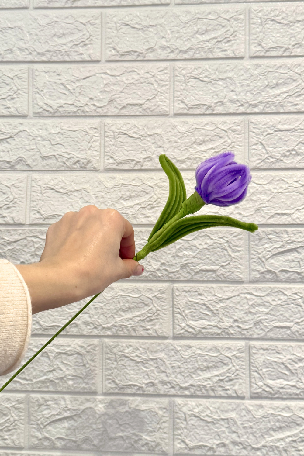 Tulipano Fatto a Mano | Fiori fatti con scovolini