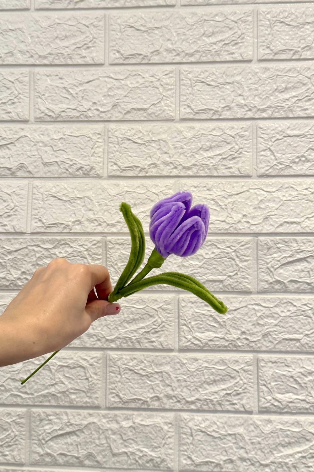 Tulipano Fatto a Mano | Fiori fatti con scovolini
