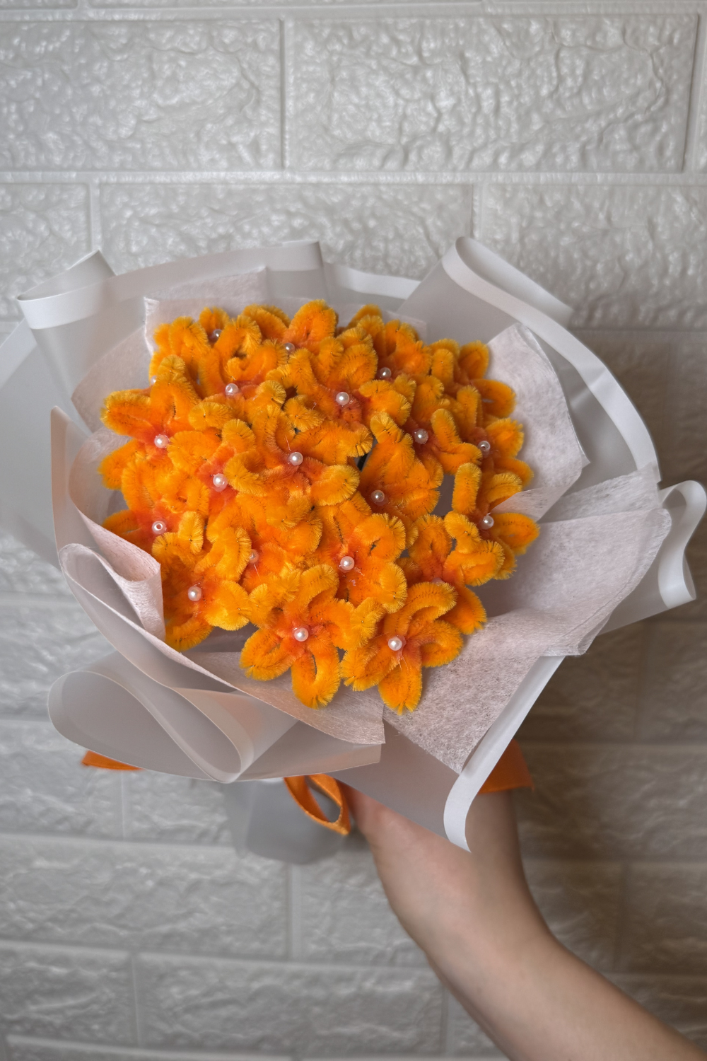 Bouquet Mini Margherite| Fatte a mano in scovolini