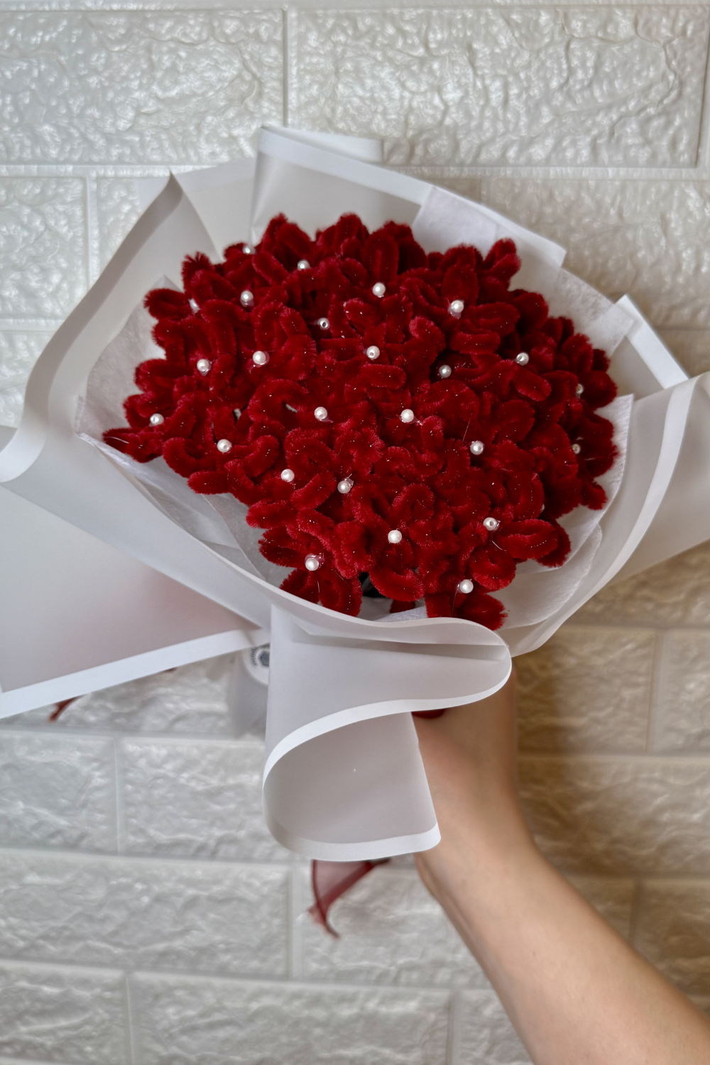 Bouquet Mini Margherite| Fatte a mano in scovolini