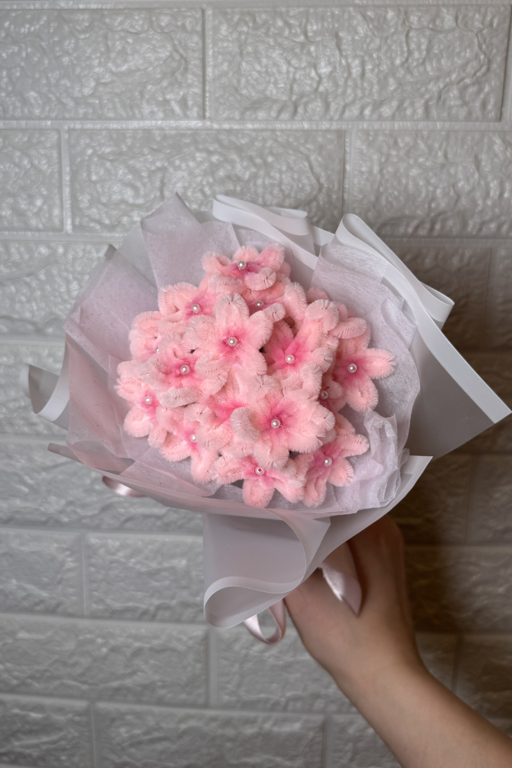 Bouquet Mini Margherite| Fatte a mano in scovolini