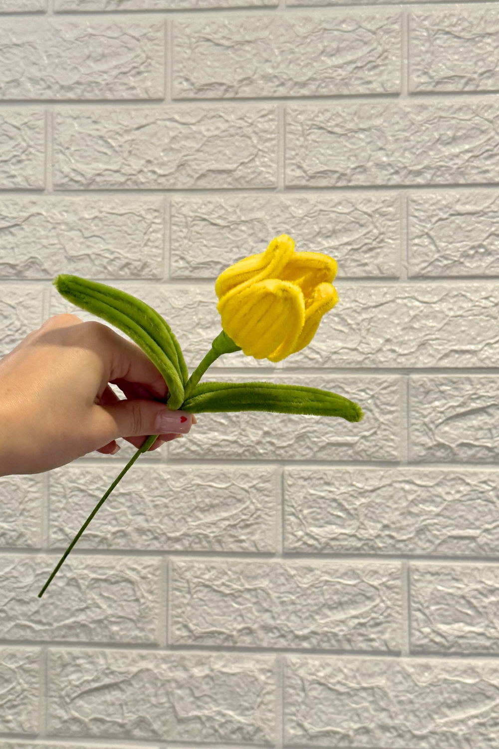 Tulipano Fatto a Mano | Fiori fatti con scovolini